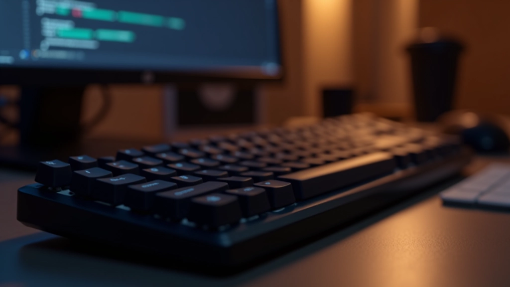 Teclado de computador com teclas de atalho para software de animação profissional em primeiro plano